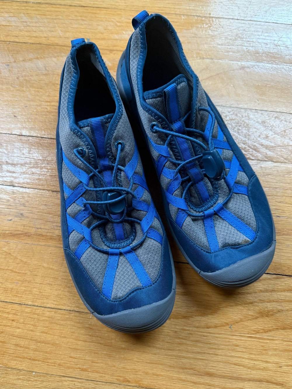 Merrell Slip-On Waterproof Athletic Shoes - Blue and Gray